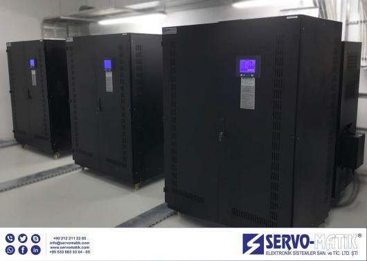 3 Adet 160 KVA UPS kurulumumuz tamamlanmıştır. 