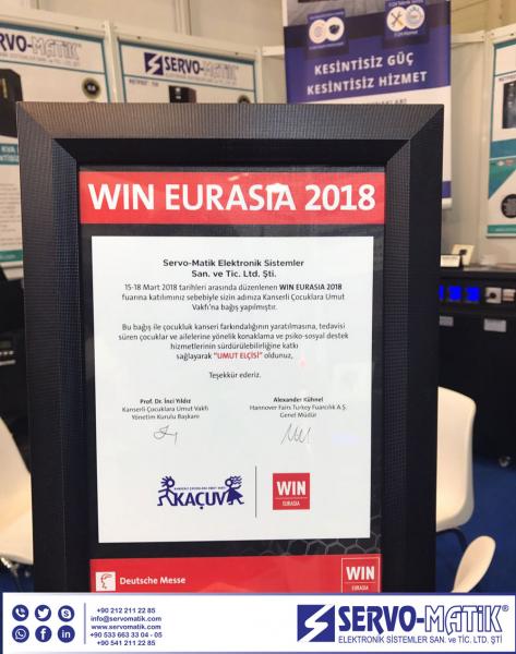 15-18 MART WIN EURASIA 2018 FUARI