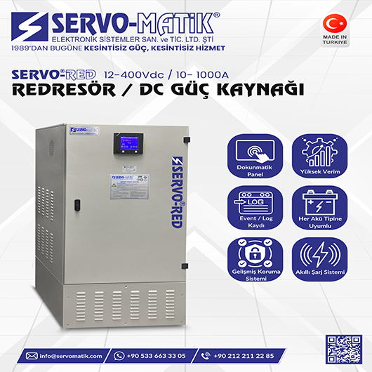 ⚙️ SERVO-RED redresörler, endüstriyel koşullara dayanıklı yapısı, 