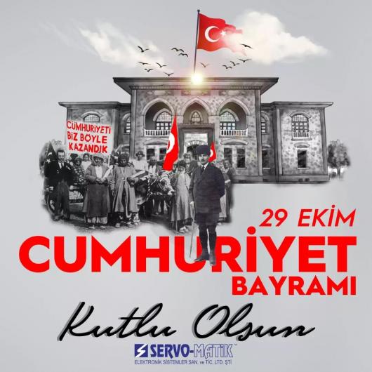 29 Ekim Cumhuriyet Bayramı'mız kutlu olsun.